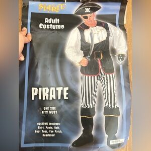 Pirate Costume - Black and White